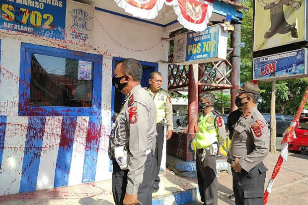 Pos Polisi di Makassar...