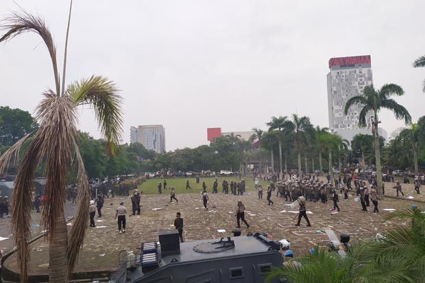 Di Palembang, Demo Tolak...