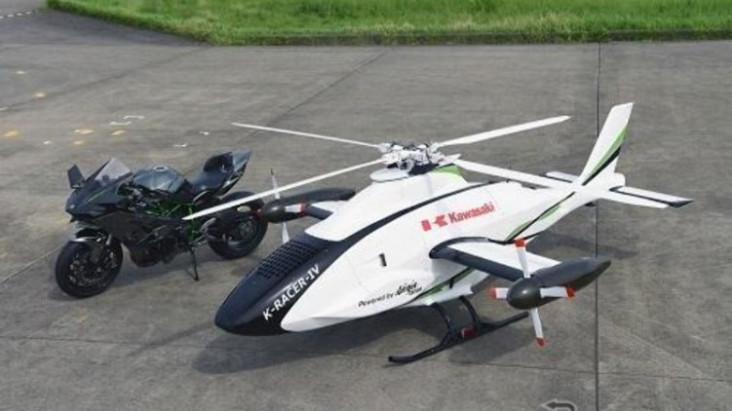 Kawasaki Bikin Helikopter...