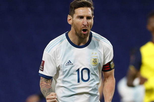 Penalti Messi Antar...