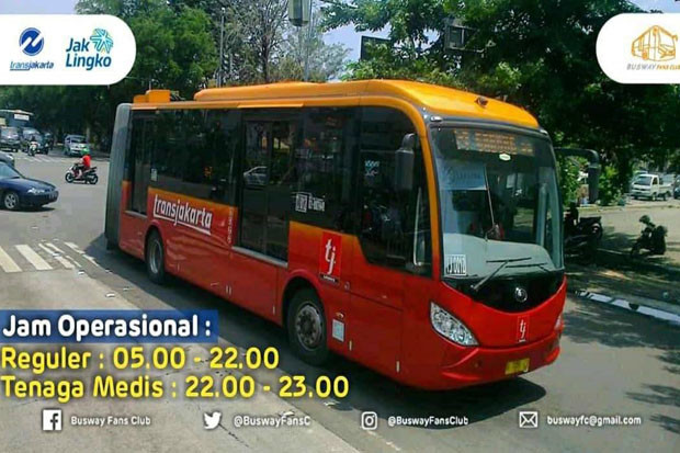 Ini Rute Bus Transjakarta...