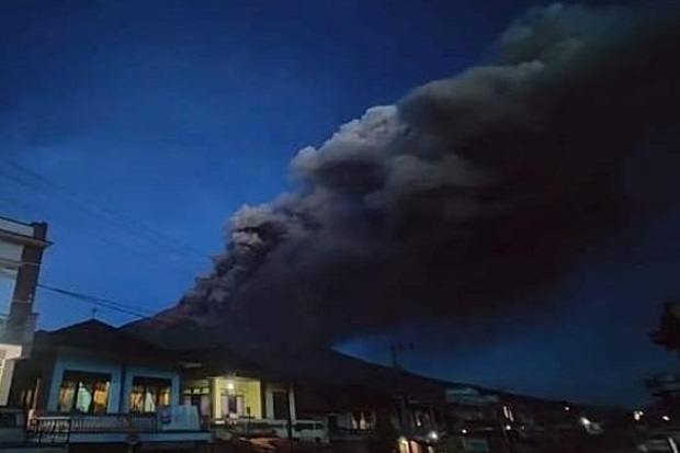 Erupsi, Gunung Kerinci...