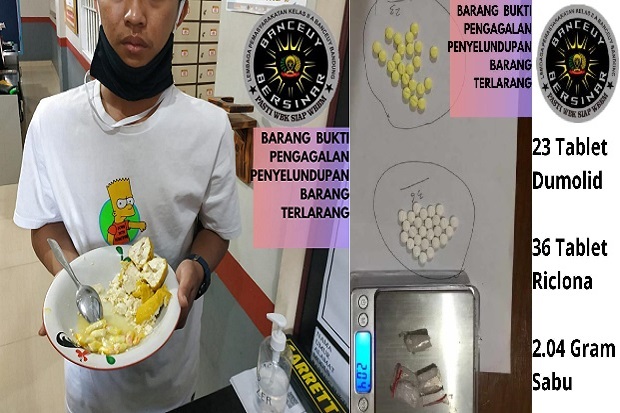 Selundupkan Sabu dalam...