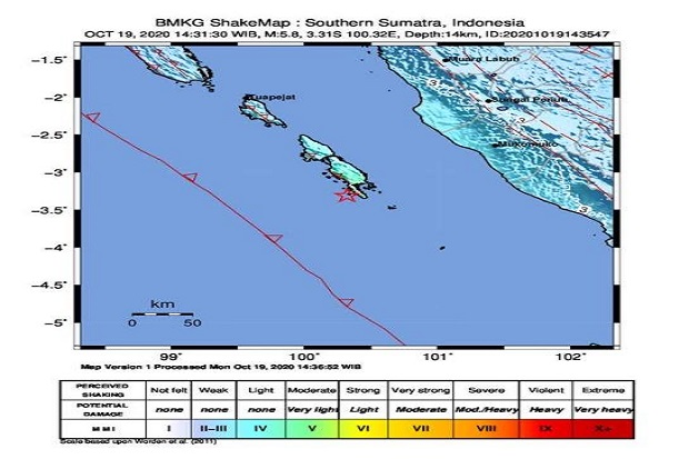 Gempa M 5,8 Guncang...