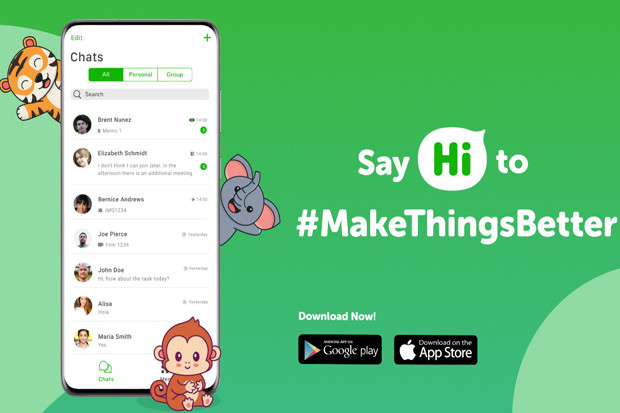 Hi App, Aplikasi Chat...