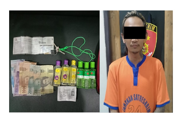 Curi Minyak Telon di...