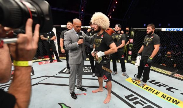 Khabib Nurmagomedov...