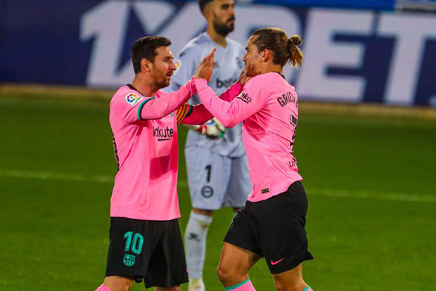 Griezmann Bantu Barcelona...