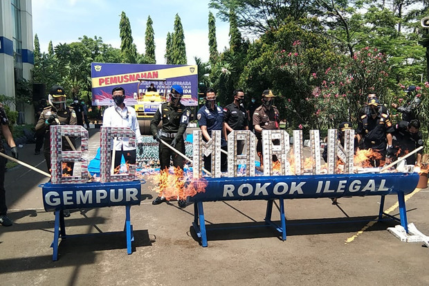 Bea Cukai Marunda Musnahkan...