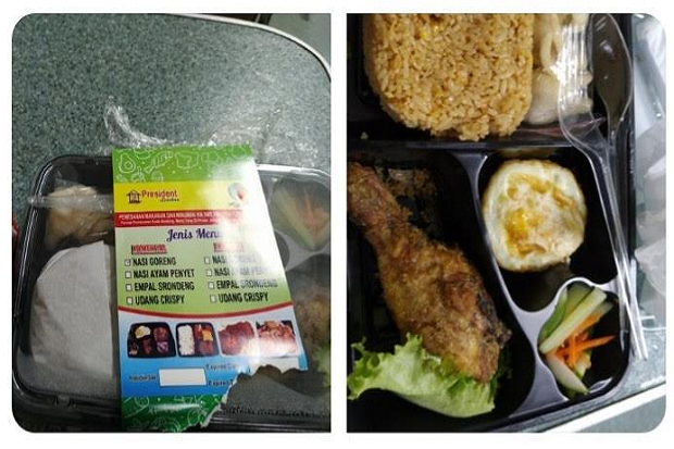 Viral, Makan di Kereta...