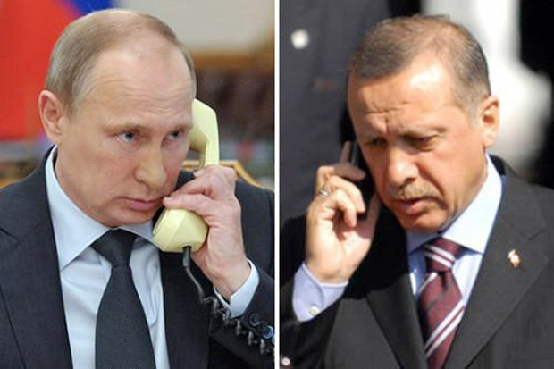 Via Telepon, Erdogan-Putin...