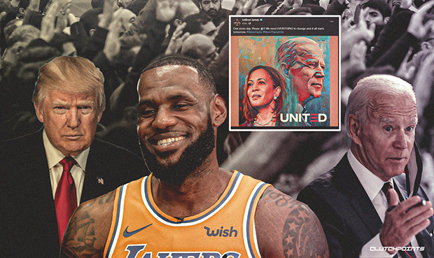 LeBron James Sambut...