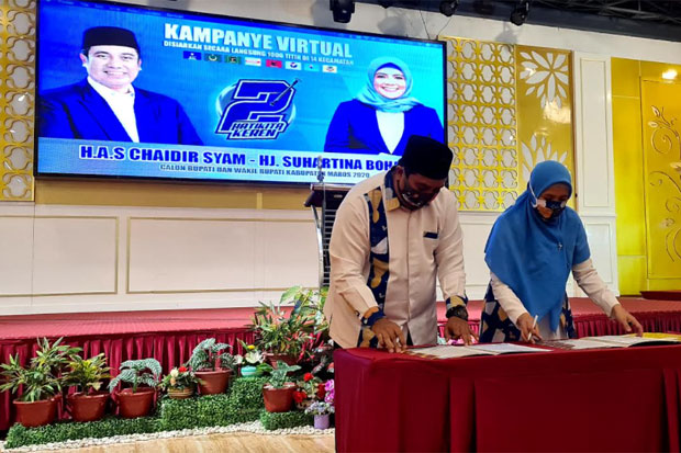 Kampanye Virtual, Chaidir-Suhartina...