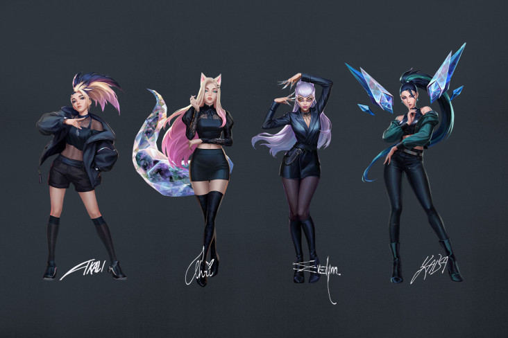 K/DA, Grup Virtual League...