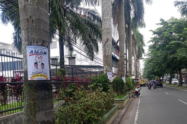 Stiker Kampanye Akhyar-Salman...