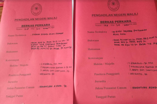 Pemberi Minuman Keras...