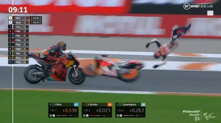 Tangan Kiri Alex Marquez...