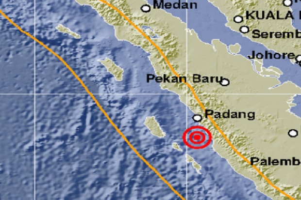 Gempa 5,3 SR di Pesisir...