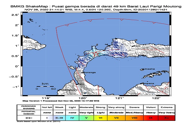 Gempa Bumi Berpusat...