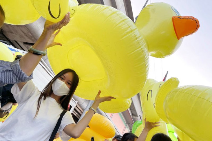 Demonstran Thailand...