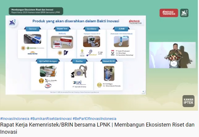 Bakti Inovasi, Kemenristek...