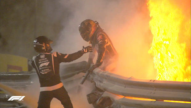 Romain Grosjean Nyaris...