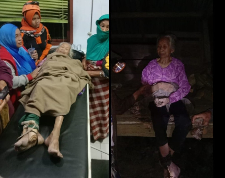 Tali BH Bantu Nenek...