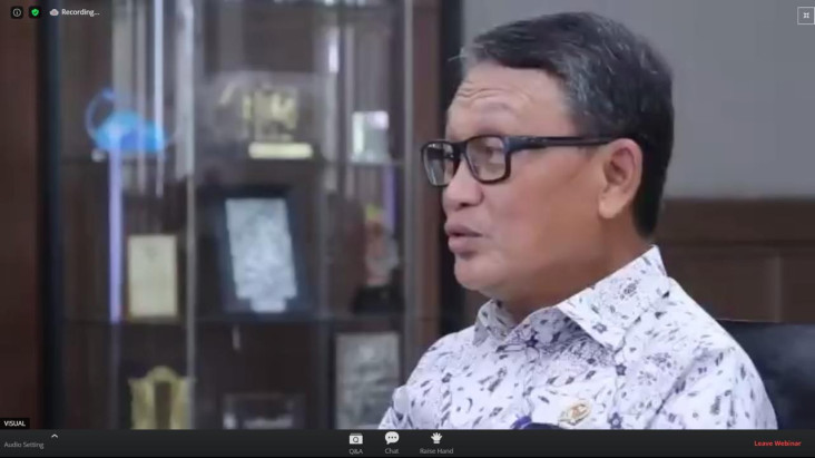 Menteri ESDM Arifin...