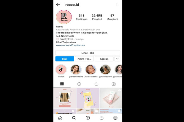 Lewat Instagram, Roceo...