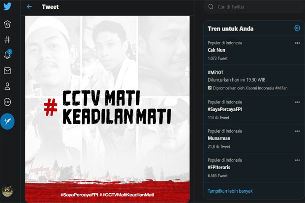 6 Laskar FPI Tewas Ditembak...