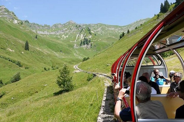 Jalur Kereta di Swiss...