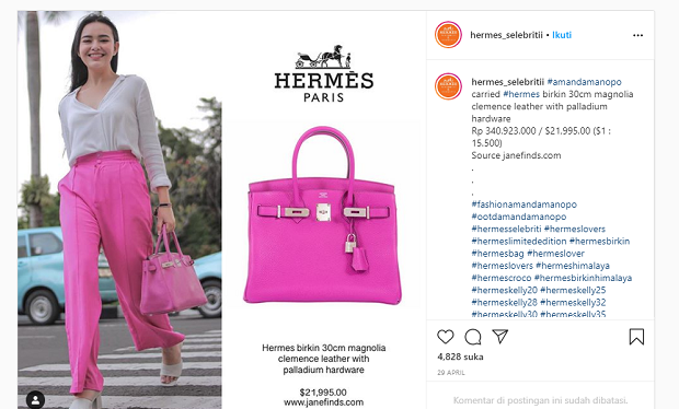 Harga Tas Hermes Ratusan...