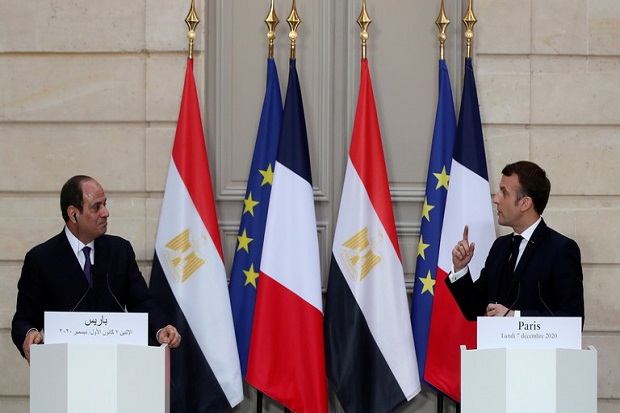 Presiden Mesir dan Macron...