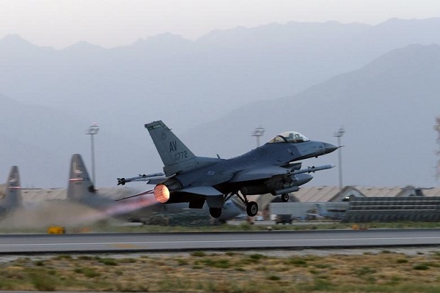 Jet Tempur F-16 AS Jatuh...