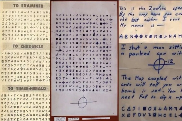 Pesan Zodiac Killer...