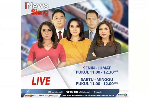 Saksikan di iNews Siang...