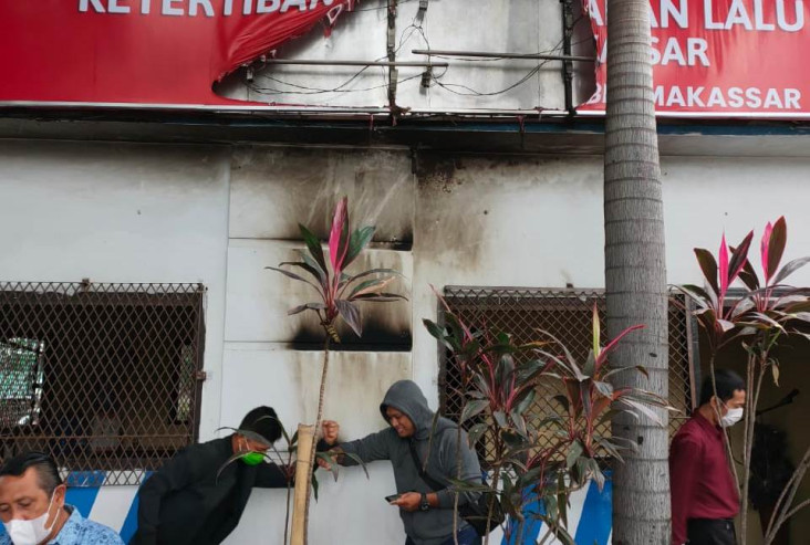 Pos Polisi di Makassar...