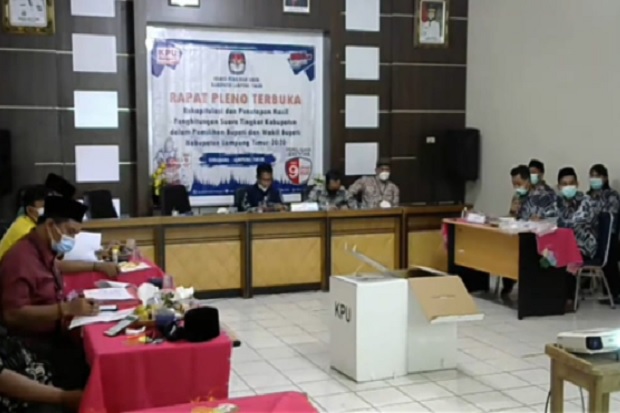 Pleno KPU Lampung Timur...