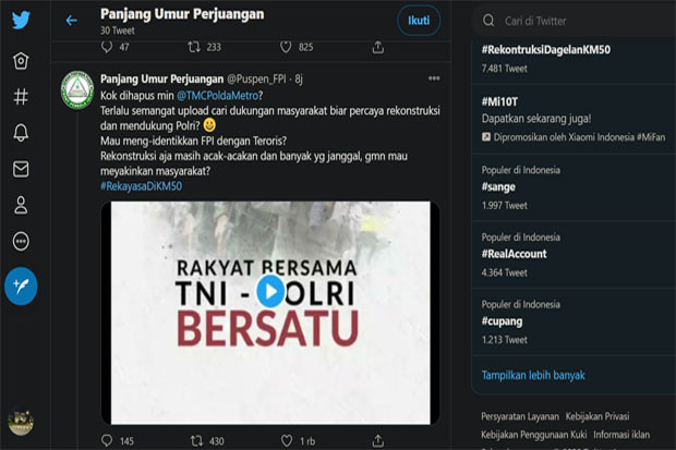 Sempat Diunggah, Video...