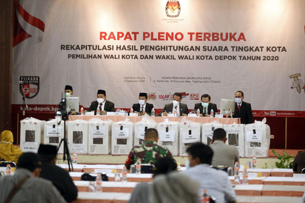 KPU Depok Ketuk Palu,...