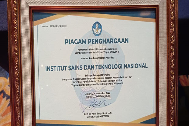 ISTN Raih Penghargaan...
