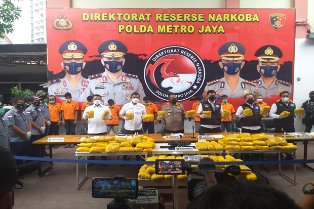Sabu 201 Kg di Petamburan...