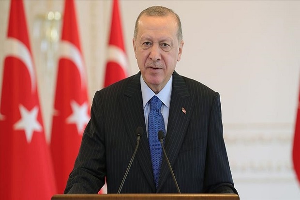 Presiden Turki Erdogan...
