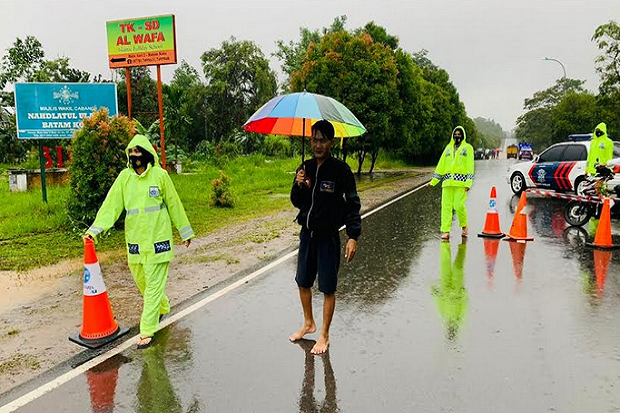 Hujan Deras, Kasat Lantas...