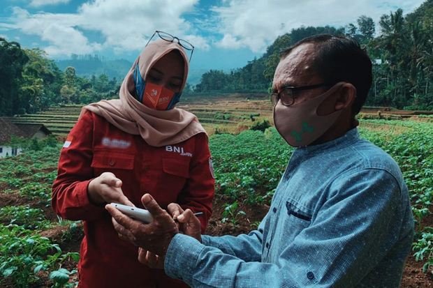 BNI Uji Coba Smart Farming...