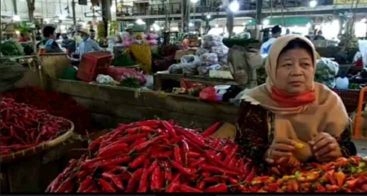 Harga Cabai di Pasar...