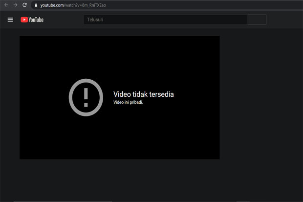 Youtube Hapus Video...