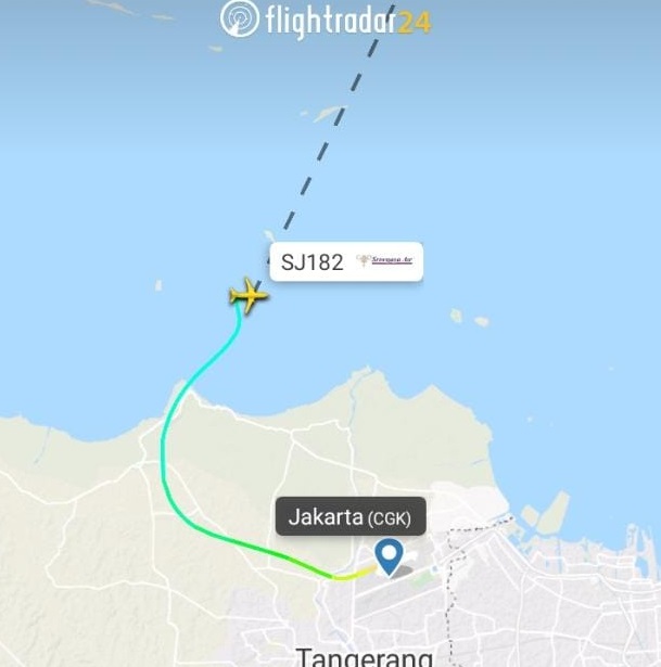 Pesawat Sriwijaya Air...