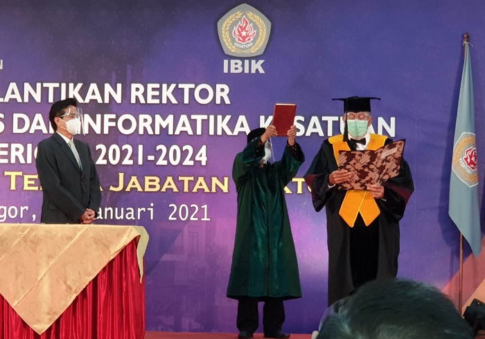 Jadi Rektor IBIK, Ini...