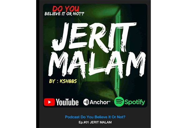 Sosok Seram saat Jerit...